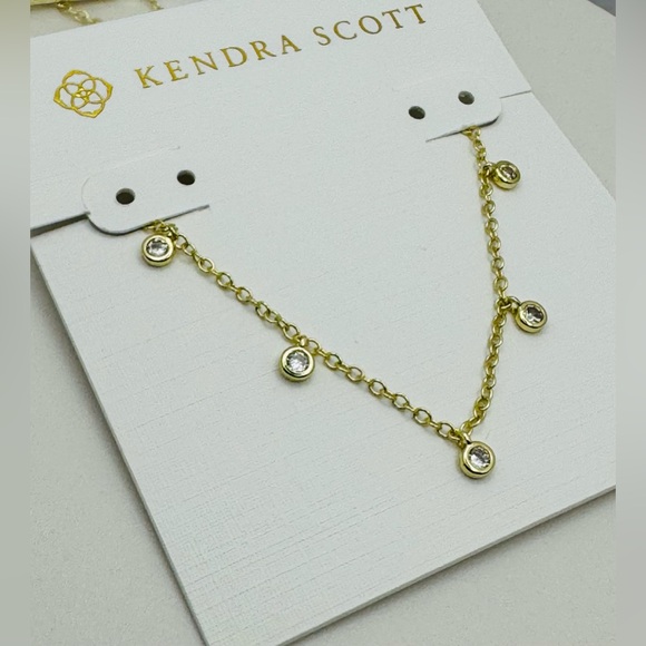 KENDRA SCOTT Amelia Chain Necklace in Gold NEW - Picture 3 of 7